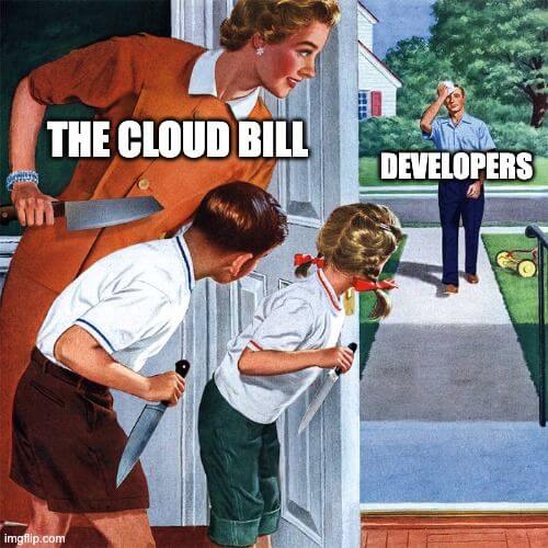 Cloud bill shock